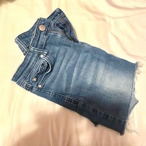 Girls Celebrity Pink jean shorts